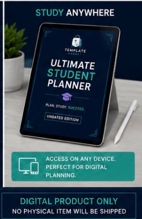 University Student Planner 2026
